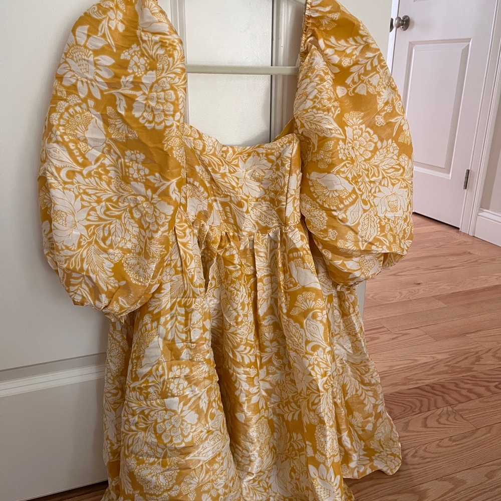 Yellow floral Storia Dress